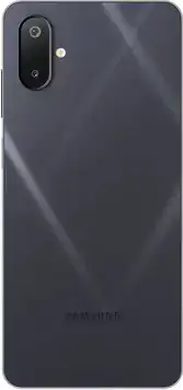 Back view of Samsung Galaxy M06 5G smartphone