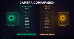 Moto G67 Power 5G 50MP Sony LYTIA600 camera vs Redmi 15 5G 50MP camera comparison